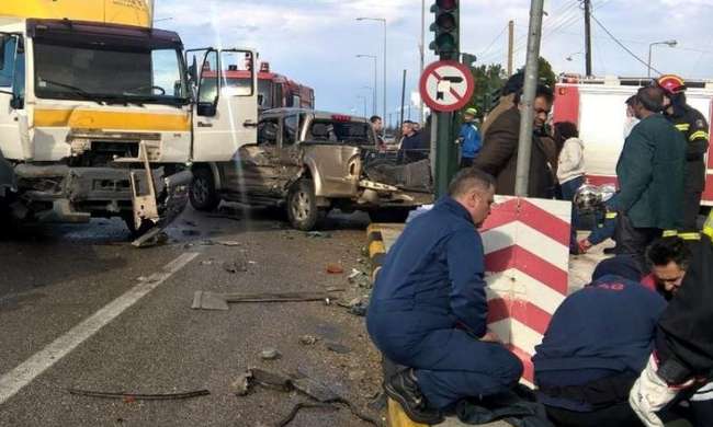 Πολύνεκρο τροχαίο στην Εθνική Οδό -Προσοχή: Σκληρές εικόνες